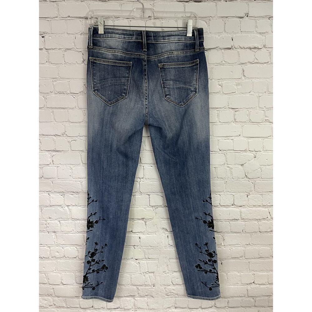 DRIFTWOOD Women's Jackie Embroidered Skinny Jeans Floral Sz 27 29x28 - Picture 5 of 10